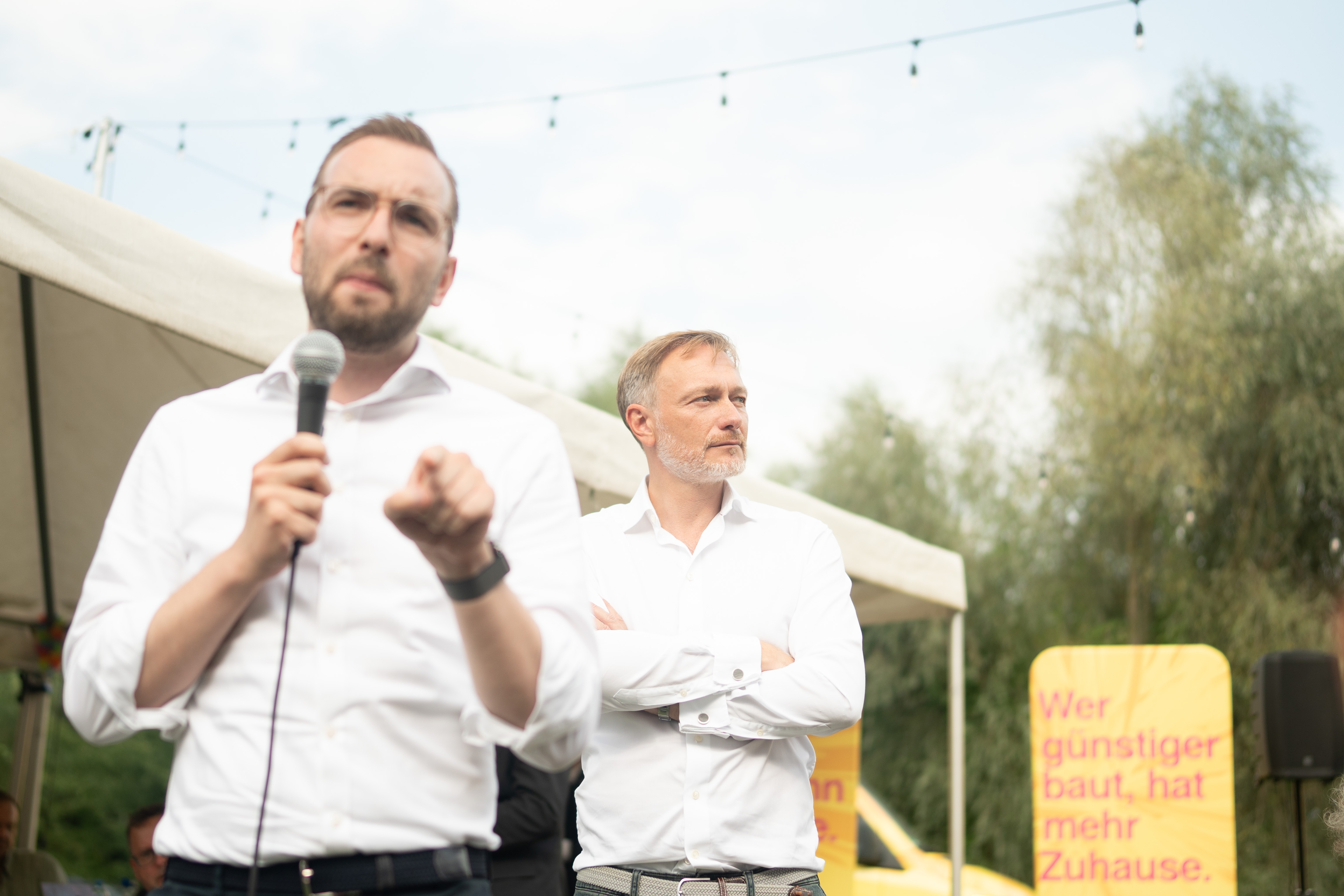 Zyon Braund und Christian Lindner