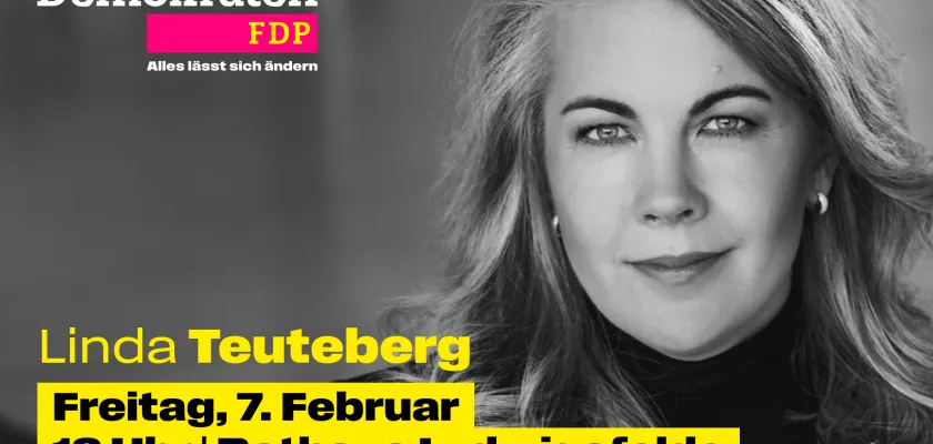 Linda Teuteberg in Ludwigsfelde